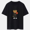 70b4814738fd194b18731795cd349d991bec24cd11b8a1da80d56cc653ec310d.jpg Basketball Bear Print Drop Shoulder Oversize T-Shirt & Jersey Basketball Shorts