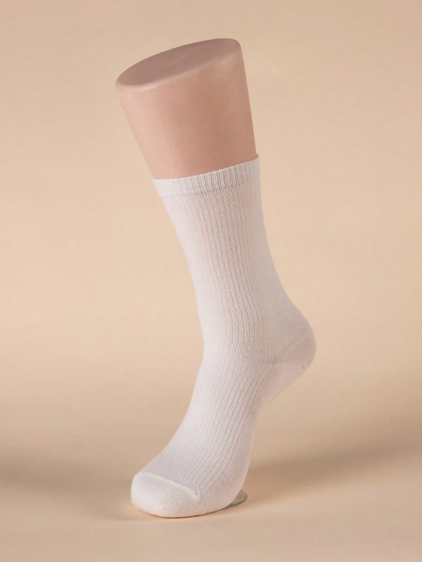 Solid Crew Socks