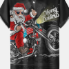 7caac1df02e8beff060df34f3ef0240dfc9cf7910ea93be30c27e1731a55ce08.png Men's Santa Print Casual Short Sleeve Shirt with Breast Pocket