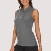 7f0a2ff263ca527c7aa3609ae71ff0255e286cf801c95bf289d701908261baad.jpg Women's Polo T-Shirts Sleeveless Tennis Golf Tee Shirts 4-Button