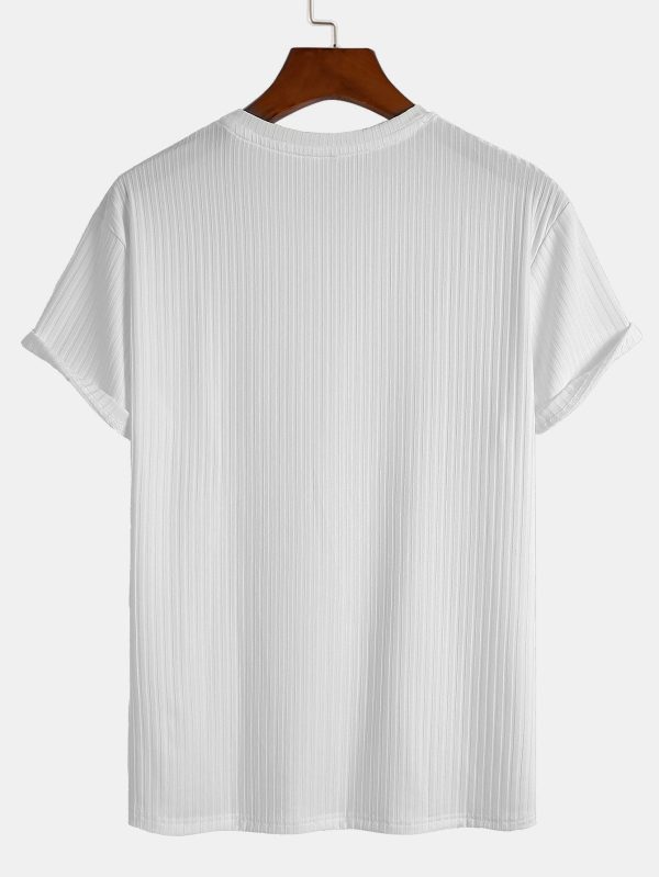 7f2eaf728dd98e57c6fd8199d1c01b101ca491b2ed530a8f343b8d7b8214cb96.jpg Basic Slim Fit Ribbed T-Shirt