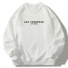 San Francisco Print Crew Neck Relaxed Sweatshirt