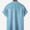 809eb71ed1f1d8d393fdcf6f84af8467e11a2dcff566a745554cf75fb9446a8a.jpg Christmas Flamingo Chest Pocket Short Sleeve Hawaiian Shirt