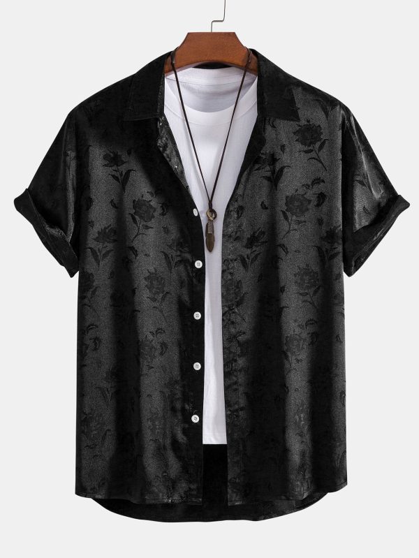 831351e06830ed7db55988baf7f2b4bedbfae20c2134f6cf847a58b42d6a30ac.jpg Satin Floral Shirt & 3" Satin Shorts