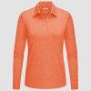 8a5cd7dd1e17c3c684d2d04d450a92580b268cc95397f06d967ccd699a0da78d.jpg Women's Polo Shirts Long Sleeve UPF 50+ Sun Protection Golf Shirts Quick Dry Athletic Workout Collared Shirt