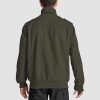 Men's Casual Jacket Lightweight Tactical Cargo Jackets Stand Collar Combat Jacket