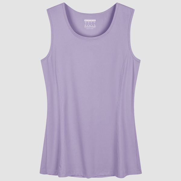 8ce9140259bdbc15013f62b893f0f2c8b3707ed54e27069e58da685aea8e913d.jpg Women's Sleeveless Workout Shirts Dry Fit Running Wicking Tank Tops Active Gym