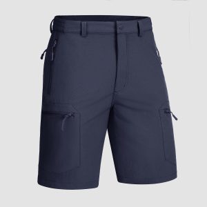 8e6df6965c9c2dc57c5077f008011cff9f7b3e5e286402ee023c4e705243cb6f.jpg Men's Hiking Shorts with 5 Zipper Pockets Water-Resistant Ripstop Outdoor Shorts