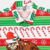 8eac05f0a760656b3b894602254f5b510fc3c306a380bc9642a8bd809f0909aa.jpg Christmas Big Foot Chest Pocket Short Sleeve Casual Shirt