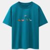Cartoon Dinosaur Print Heavy Weight Oversize T-Shirt