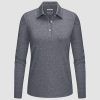 9066f5b638167f5fff50259acbec835ad123adac600ca932cc48527a48c776ab.jpg Women's Polo Shirts Long Sleeve UPF 50+ Sun Protection Golf Shirts Quick Dry Athletic Workout Collared Shirt