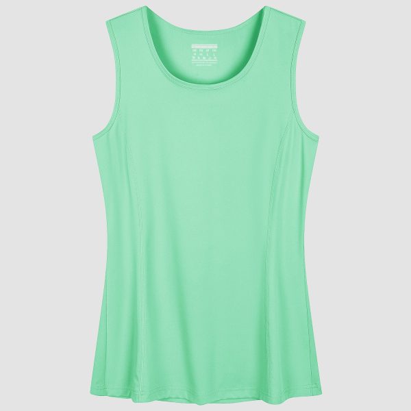 958f3613de838b65f696bccdd89290e802826481e56bcd89aae7cbf157640c15.jpg Women's Sleeveless Workout Shirts Dry Fit Running Wicking Tank Tops Active Gym