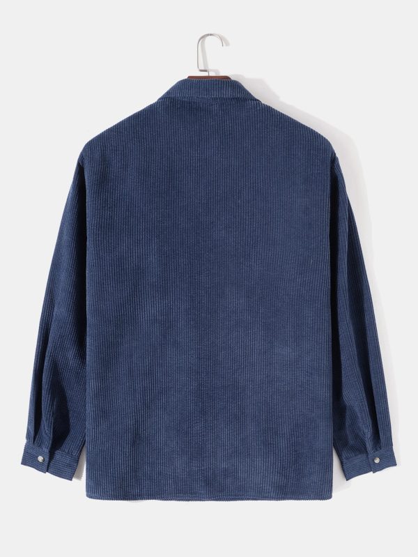 Patchwork Corduroy Shirt