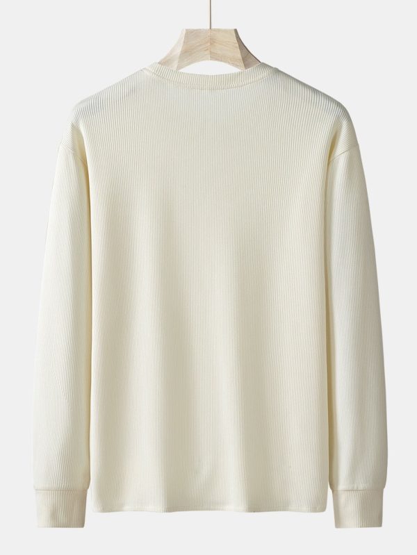 980b95ac08ab08fe4c0a3117f93558faf32141ad04f5817b5358d0ba86e77b96.jpg Long Sleeve Relax Fit Knit Ribbed T-Shirt