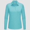 a656e962267c6a8cf99a8684d4e50e5f91c808912f01d293de19134a1b2a6976.jpg Women's Polo Shirts Long Sleeve UPF 50+ Sun Protection Golf Shirts Quick Dry Athletic Workout Collared Shirt