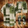 Suitmens Men's Hawaiian Bowling Print Shirt Three-Piece Set 048
