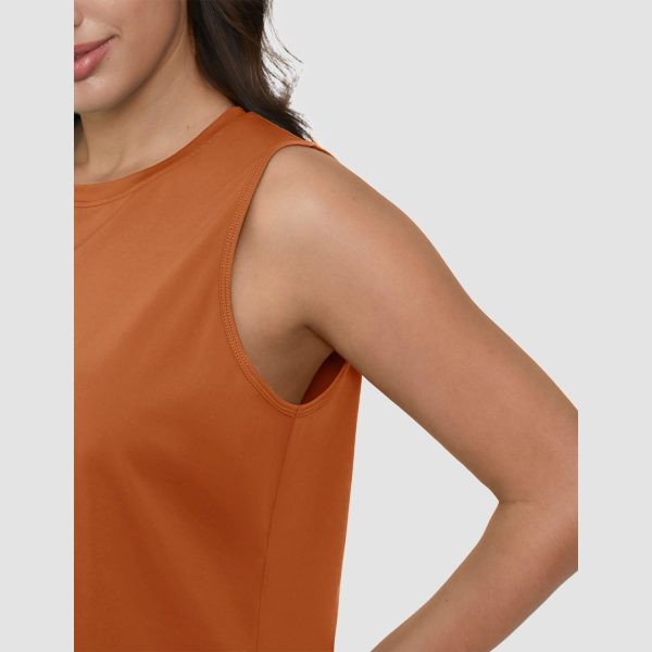 Crop Tops for Women Athletic Running Workout UPF 50+ Cropped Tank Tops
