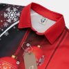 acf4d9007ba6d4556a8e37181ebc8627e4ca9323347c1a8796cf580cd65ebf5d.jpg Christmas Decoration Chest Pocket Short Sleeve Shirt