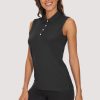 b1272d1e9ba489c9a8d16eae1839333bf1f99d50370fd2e61f14dbe1714c6341.jpg Women's Polo T-Shirts Sleeveless Tennis Golf Tee Shirts 4-Button