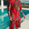 b1742a1dbd7691ec7a0dd4cbbfc1e772783e3ca3cee0f23b58fbcf4f1490babc.png Men's Tiger Print Short Sleeve Two-Piece Set 3 Colors