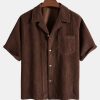 b1a13fc6019d74bea3ab89844d669d896158d20349c9a6083b172ecd061af575.jpg Short Sleeve Corduroy Boxy Shirt & Corduroy Shorts
