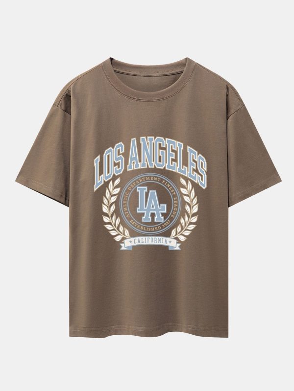 b72d0d7a45fe5ca027fd96f8ebb5d33c8e31f6098478b5a9207302c5d7c26cfb.jpg Los Angeles Varsity Print Heavy Weight Oversize T-Shirt