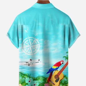 baab74ab9241bb7ffa39d6bdbc7a666b655ce1eb69378deac6f6d5b347784f8a.jpg Retired Not My Problem Anymore Chest Pocket Short Sleeve Hawaiian Shirt