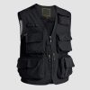 bda5443db4cb88fd60eb7c3d7ec8111782817b68da2dcb007b3428d687abf587.jpg Men's Outerwear Vests Mesh Sleeveless Outdoor Work Vest with Multi Pockets Cargo Waistcoat Fishing