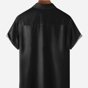 be3632a5074248f4a54599db0f6fd9bd6231fbbe4709c4ac71d8320325b3821b.jpg Gnomes Chest Pocket Short Sleeve Bowling Shirt