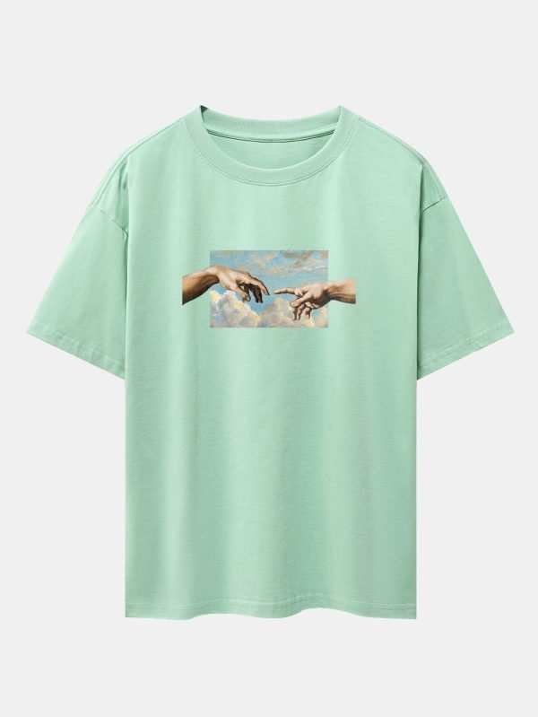 c06406876ed2441fb8093b3d000bb6d586e2e78d8f3feb5b0cca28506ec7e206.jpg Create Adam Print Heavy Weight Oversize T-Shirt