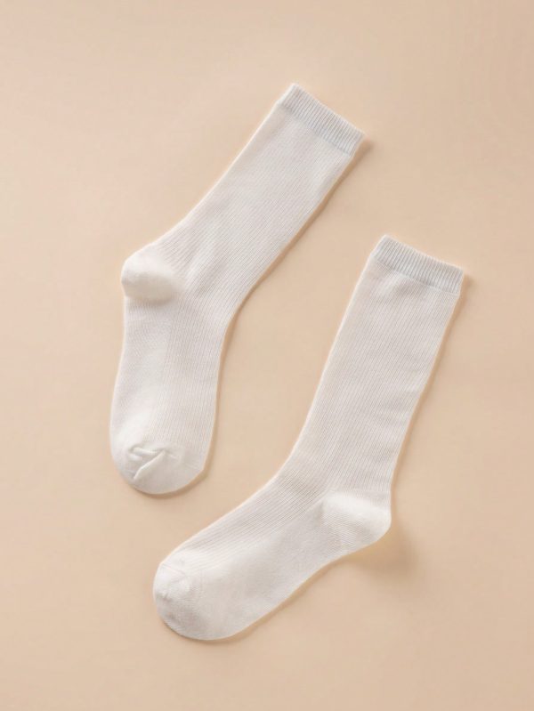 Solid Crew Socks