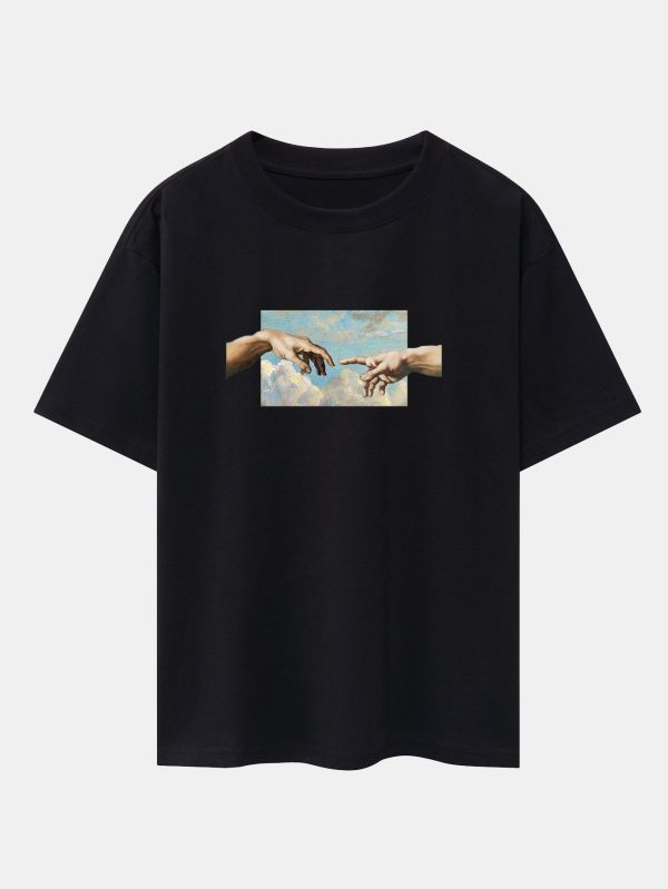 c31ac303471886048ae2fa4aeb4bb05ea011e8196ff29bdee83f4b8ff387afae.jpg Create Adam Print Heavy Weight Oversize T-Shirt