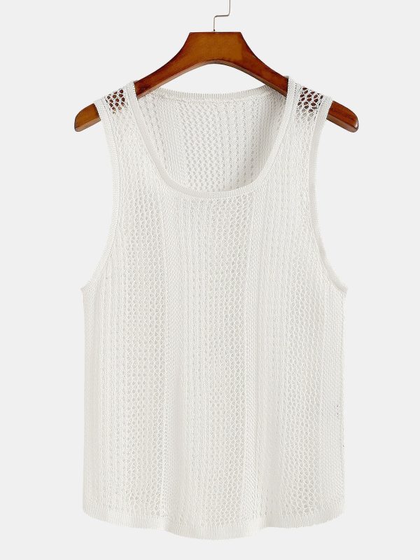 c4fedb8b749a2ca037e562a8011b1a1514eeebacecdb57f2e8d5e9d2829ec83b.jpg Textured Knit Sweater Tank Top