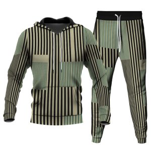Men's Personalized Printed Hoodie Set 018