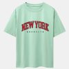 cd6b01b6588a14835c81bd05626ff4089dff339bb96a6303fd02d6cbdab1aafa.jpg New York Print Drop Shoulder Oversize T-Shirt
