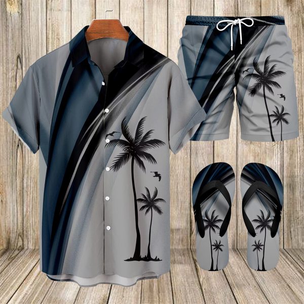 d05743b058415e653bec674877af282f982b94305643147735379455e9809c59.jpg Suitmens Men's Tiki Party Hawaiian Vacation Print Three-Piece Set 019