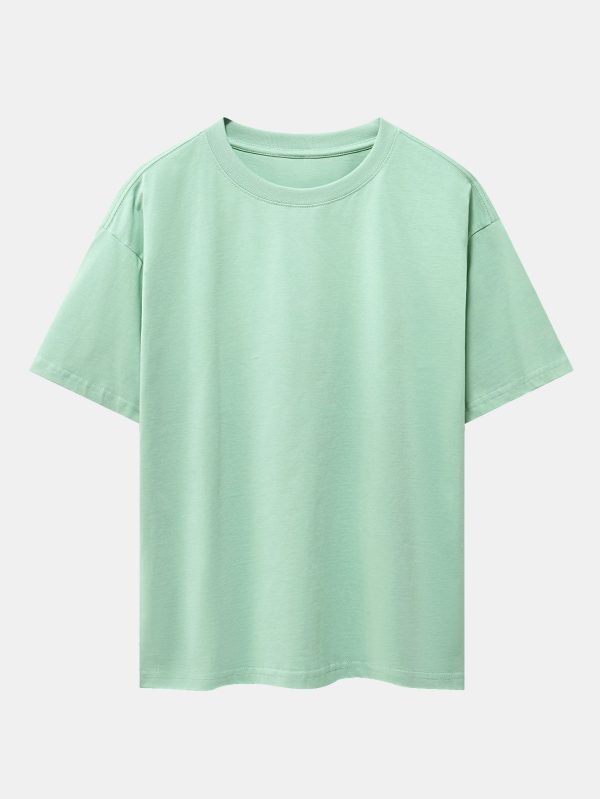 dba46562f533b11d2310d0f34bc3e4a82cde1b9554733a2aa1fca7003f668d73.jpg Basic Heavy Weight Drop Shoulder Oversize T-Shirt