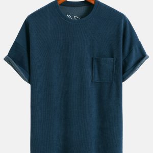 df233e11f8c9847daeb1d2d7e9c95c59c18aec1c0f7df76ebb9281c0637a06eb.jpg Dropped Shoulder Corduroy T-Shirt