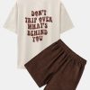 df41a59a7cf2f6df75c3b8d9a6ddc48f748a9fb05372d55ebd30cb5f5e7f3c71.jpg Slogan Back Print Oversize T-Shirt & Corduroy Shorts
