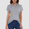 e01058827245d02fcd5f2a57a396d32f9c59afacedd5bc260479e7f4c2e558fc.jpg Women's Polo T-shirt 4 Buttons Casual T-Shirts Quick Dry Short Sleeve Golf Shirt