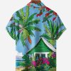 e266c17cb39b55ec3b62faead0e65764b6ba29916896254a28cff5293dc15dce.jpg Christmas Bigfoot Chest Pocket Short Sleeve Casual Shirt