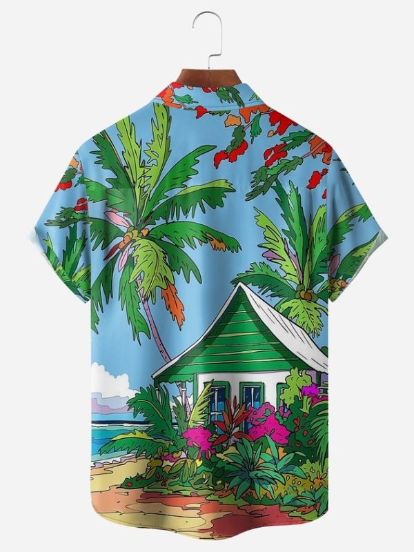 e266c17cb39b55ec3b62faead0e65764b6ba29916896254a28cff5293dc15dce.jpg Christmas Bigfoot Chest Pocket Short Sleeve Casual Shirt
