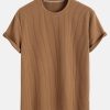 e6662264bd8d81367d6b5f212283be70284c25540a6031448a33099fb23792a9.jpg Muscle Fit Ribbed T-Shirt