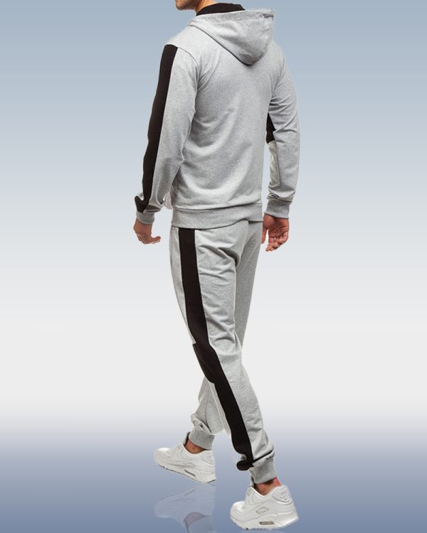 e67e0554e9d80a5b59e848f543a89eb0dc0916c5aa06a999c4625d1ffe26a597.jpg Men's Grey Zip Hoodie Two Piece