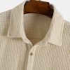 Waffle Polo Shirt & Waffle Shorts