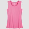 f2bc7dcd1ce84f789d0868dbb53a9e0248e372adb7bc5f2a8491247fa7dc6408.jpg Women's Sleeveless Workout Shirts Dry Fit Running Wicking Tank Tops Active Gym