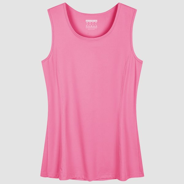 f2bc7dcd1ce84f789d0868dbb53a9e0248e372adb7bc5f2a8491247fa7dc6408.jpg Women's Sleeveless Workout Shirts Dry Fit Running Wicking Tank Tops Active Gym