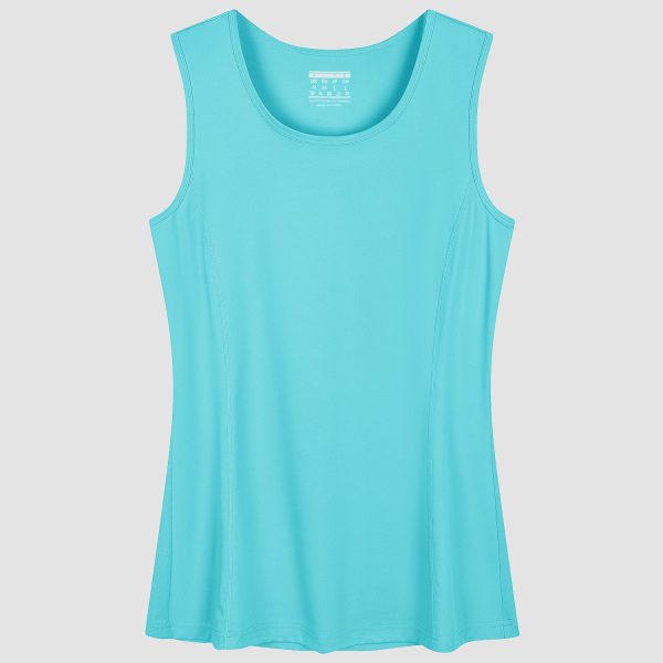 f5abfaafc548236e291215fca74ffc57bc7858fb50fa2f3747dc5a5ae41bded7.jpg Women's Sleeveless Workout Shirts Dry Fit Running Wicking Tank Tops Active Gym