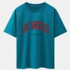 Los Angeles Print Drop Shoulder Oversize T-Shirt
