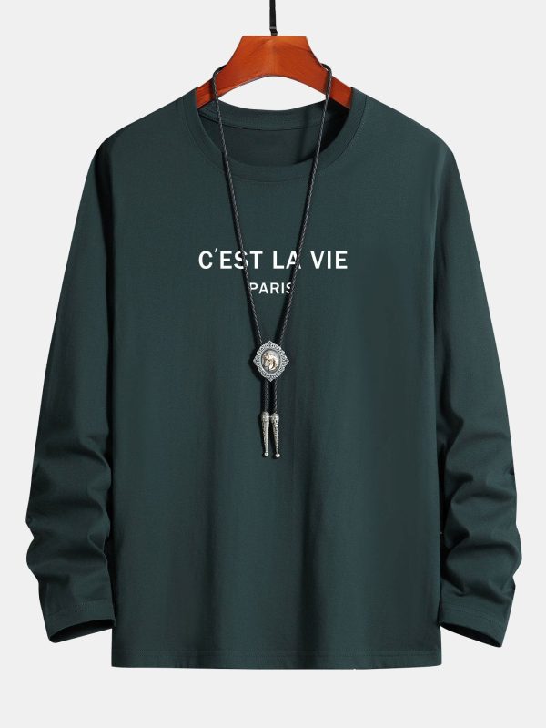 fc70c43c8d2c2e2696dd28be74aa7db441b7b2000b1d84e2b7d91f6f520ce1ae.jpg Long Sleeve Paris Print Cotton T-Shirt